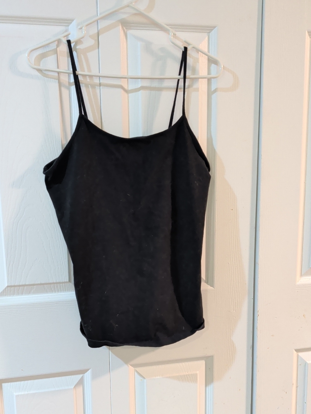 Time and Tru Black Spaghetti Strap Camisole